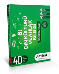 Atom Yayıncılık  6. Sınıf Din Kültürü ve Ah.Bil. 4D Soru Bankası