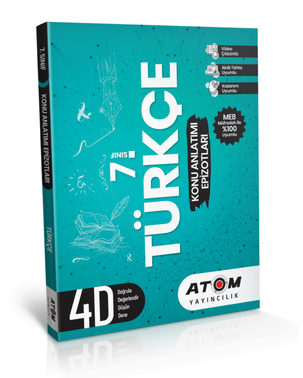 Atom Yayıncılık  7. Sınıf Türkçe 4D Epizot Konu Anlatımı