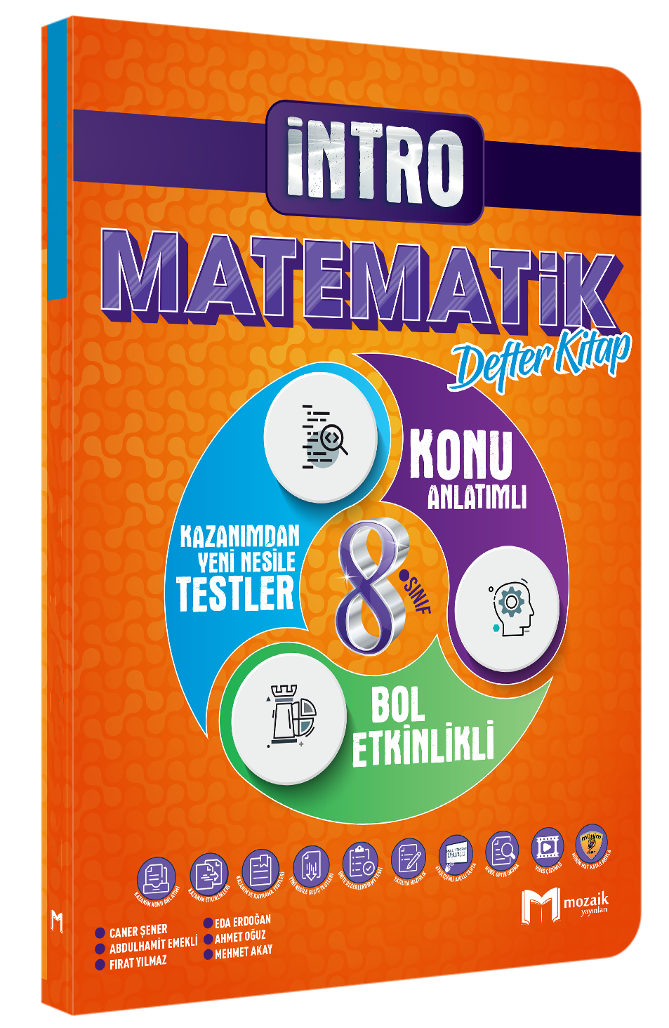 Mozaik Yayınları 8. Sınıf Mozaik İntro Defter Matematik - 2022-23