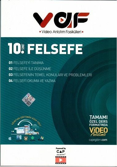 Vaf Yayınları 10.Sınıf Fasikül Felsefe - 2021