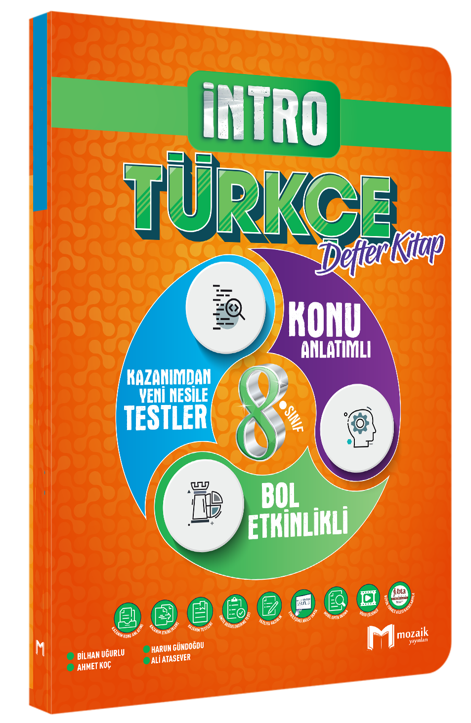 Mozaik Yayınları 8. Sınıf Mozaik İntro Defter Türkçe - 2022-23