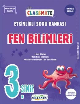 Okyanus Yayıncılık 3. Sınıf Classmate Fen Bilimleri Etkinlikli Soru Bankası
