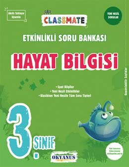 Okyanus Yayıncılık 3. Sınıf Classmate Hayat Bilgisi Etkinlikli Soru Bankası