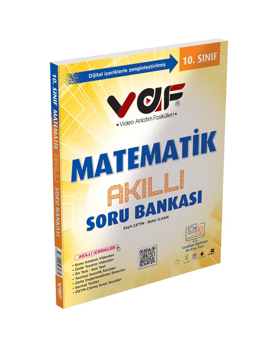 Vaf Yayınları 10.Sınıf Soru Bankası Matematik - 2022