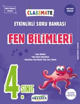 Okyanus Yayıncılık 4. Sınıf Classmate Fen Bilimleri Etkinlikli Soru Bankası