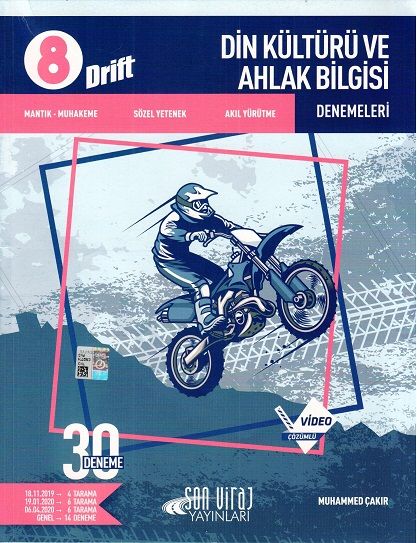 Son Viraj Yayınları 8. Sınıf Deneme 30'lu Din Kültürü - 2021