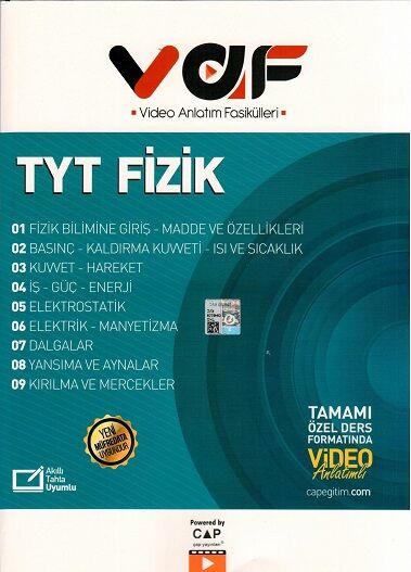 Vaf Yayınları TYT Fasikül Fizik - 2022