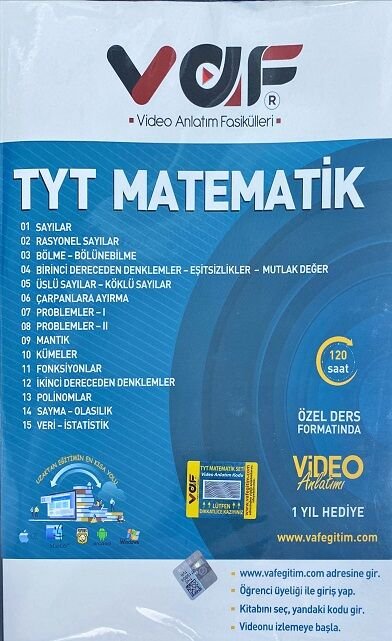 Vaf Yayınları TYT Fasikül Matematik - 2023
