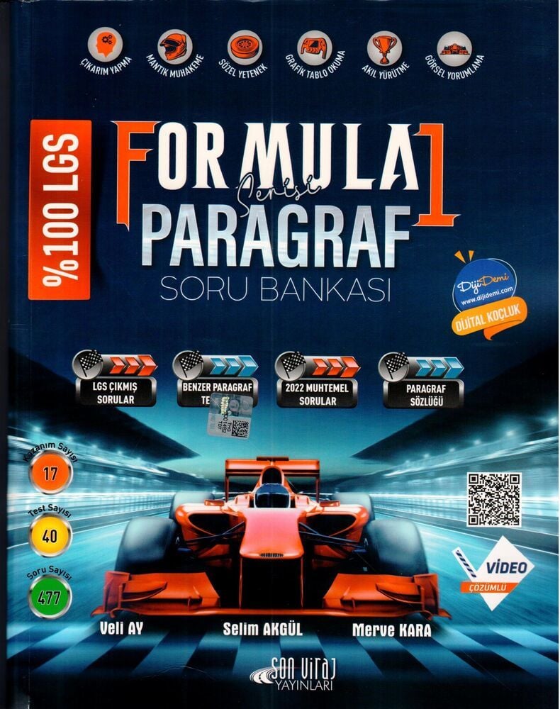 Son Viraj Yayınları 8. Sınıf Formula S.B. Paragraf - 2022