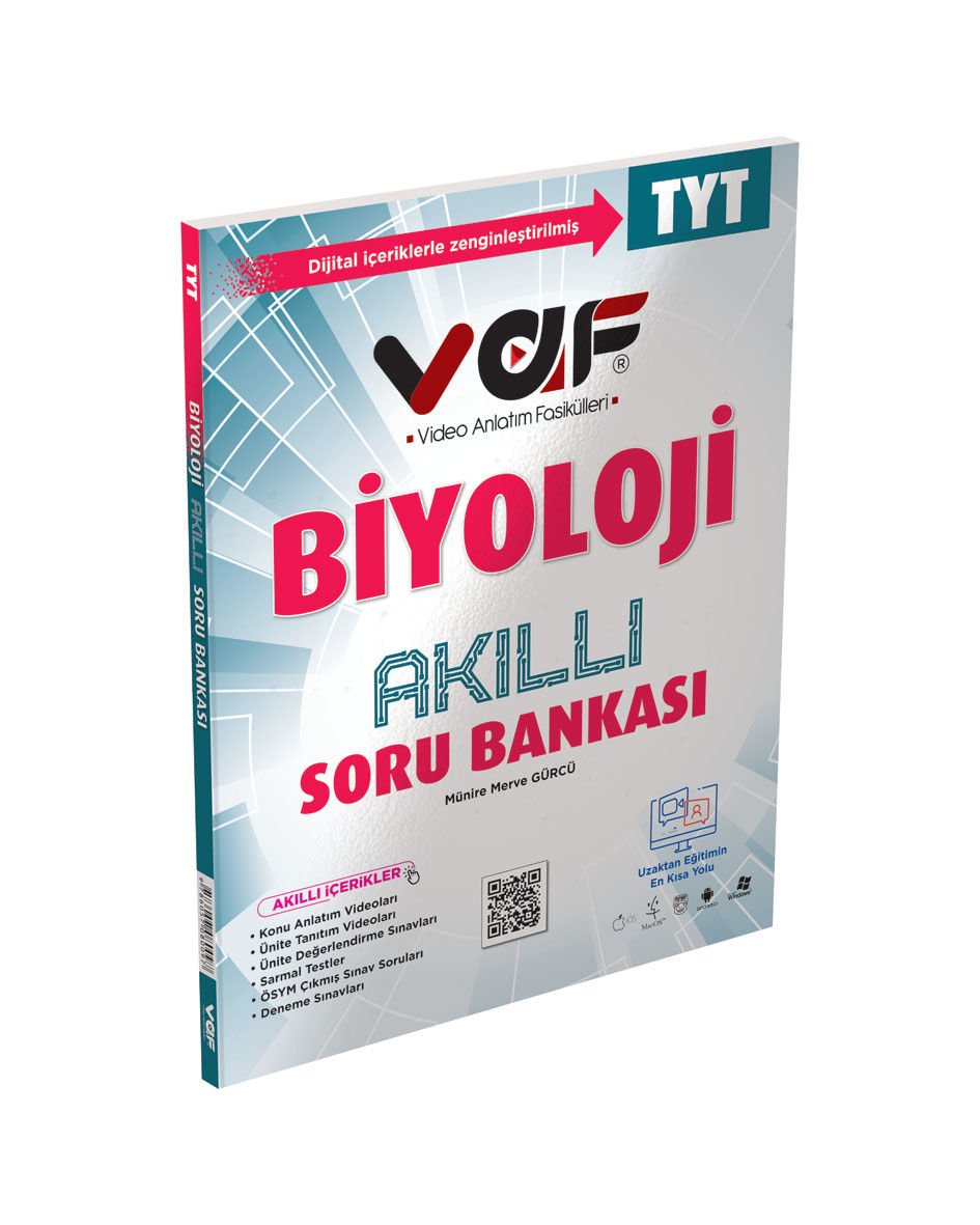 Vaf Yayınları TYT Soru Bankası Biyoloji - 2022