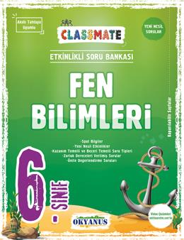 Okyanus Yayıncılık 6. Sınıf Classmate Fen Bilimleri Soru Bankası