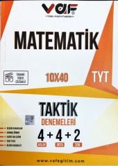 Vaf Yayınları TYT Taktik Deneme 10X40 Matematik  - 2022