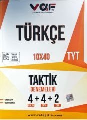 Vaf Yayınları TYT Taktik Deneme 10X40 Türkçe - 2022
