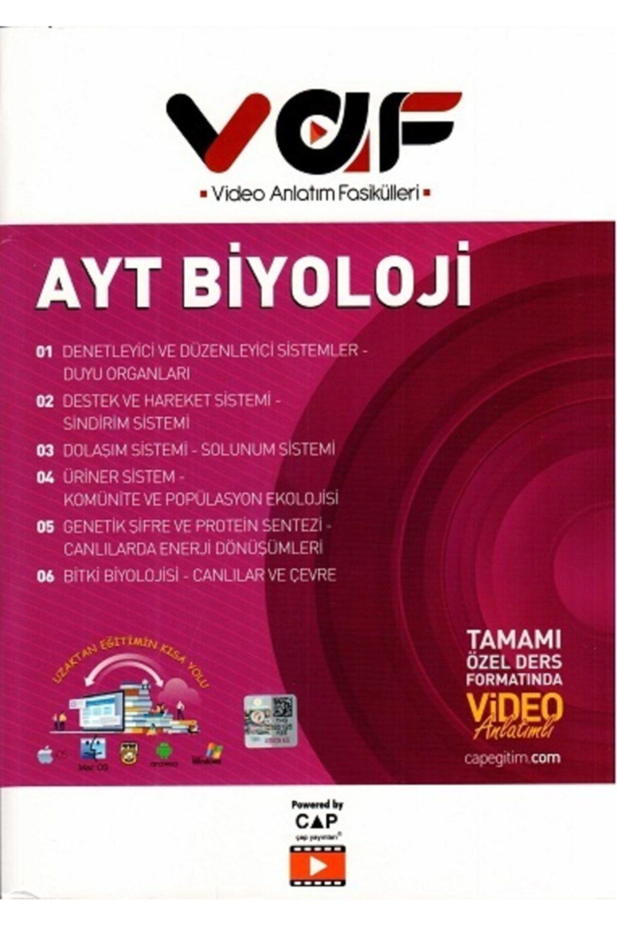 Vaf Yayınları YKS AYT Fasikül Biyoloji - 2022