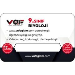 Vaf Yayınları 9.Sınıf Aktivasyon Kartı Biyoloji - 2022