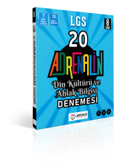 Adrenalin Yayınları 8.Sınıf Din Kültürü ve Ahlak Bilgisi 20 Branş Deneme