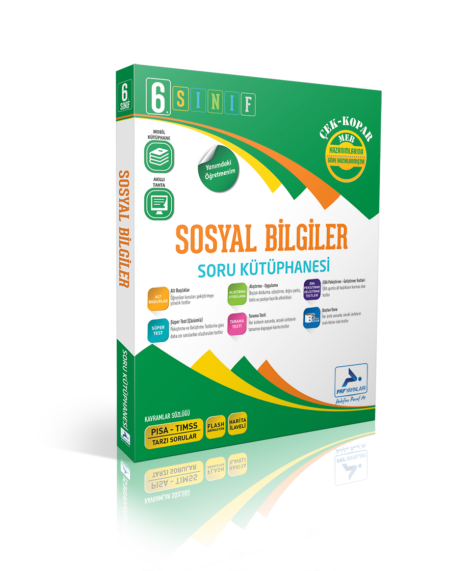 Paraf Yayınları 6. Sınıf Sosyal Bilgiler Soru Kütüphanesi