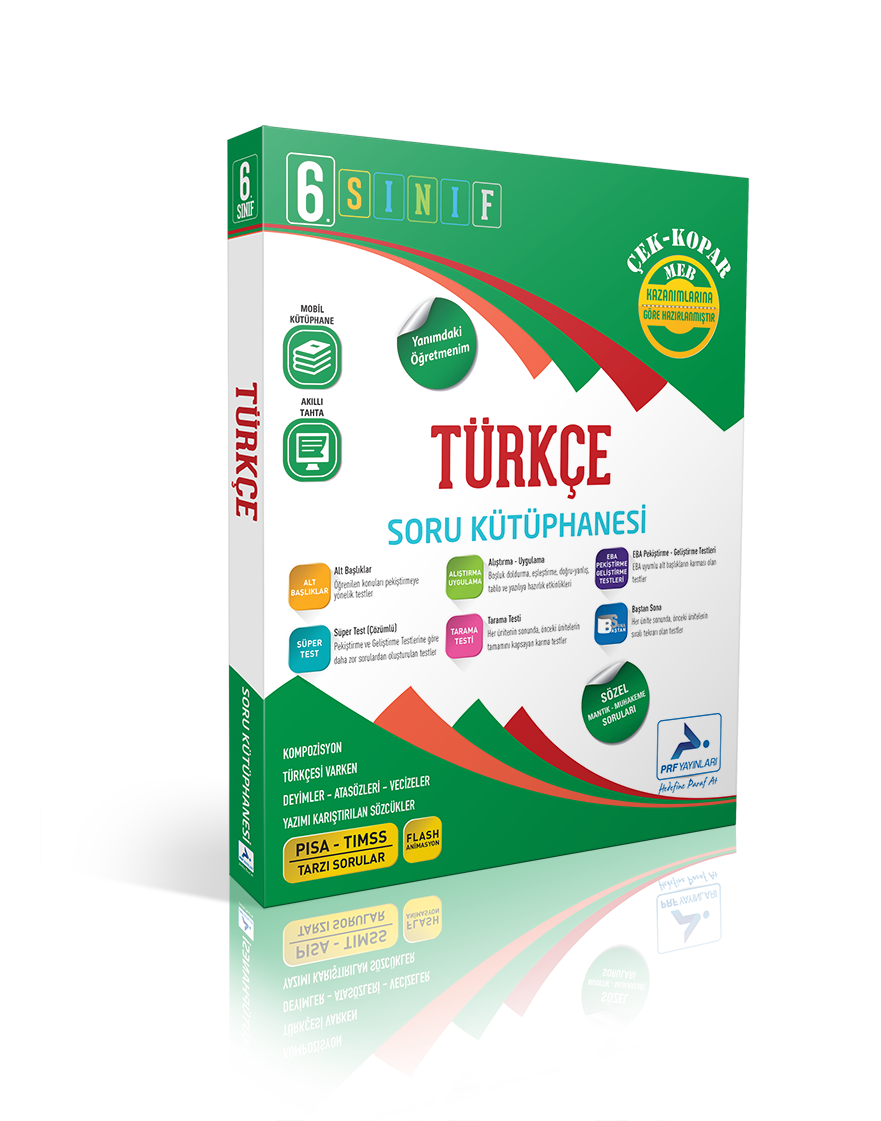 Paraf Yayınları 6. Sınıf Türkçe Soru Kütüphanesi