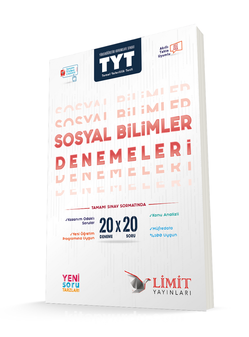 Limit Yayınları TYT 20'li Sosyal Bilimler Denemeleri