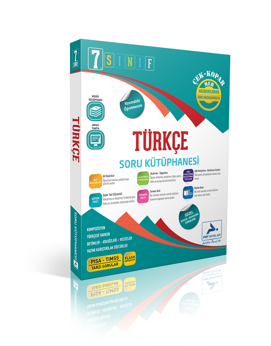 Paraf Yayınları 7. Sınıf Türkçe Soru Kütüphanesi