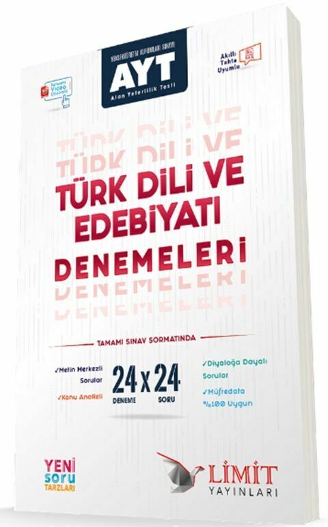 Limit Yayınları AYT 24'lü Türk Dili Ve Edebiyatı Denemeleri
