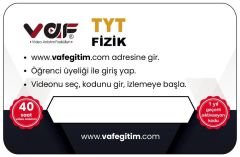 Vaf Yayınları TYT Aktivasyon Kartı Fizik - 2022