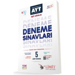 Limit Yayınları AYT Eşit Ağırlık 5'li Deneme Seti