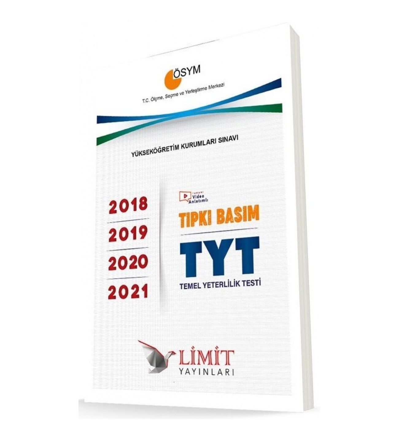 Limit Yayınları 2018-19-20-21 Ösym Tıpkı Basım TYT Deneme Sınavı