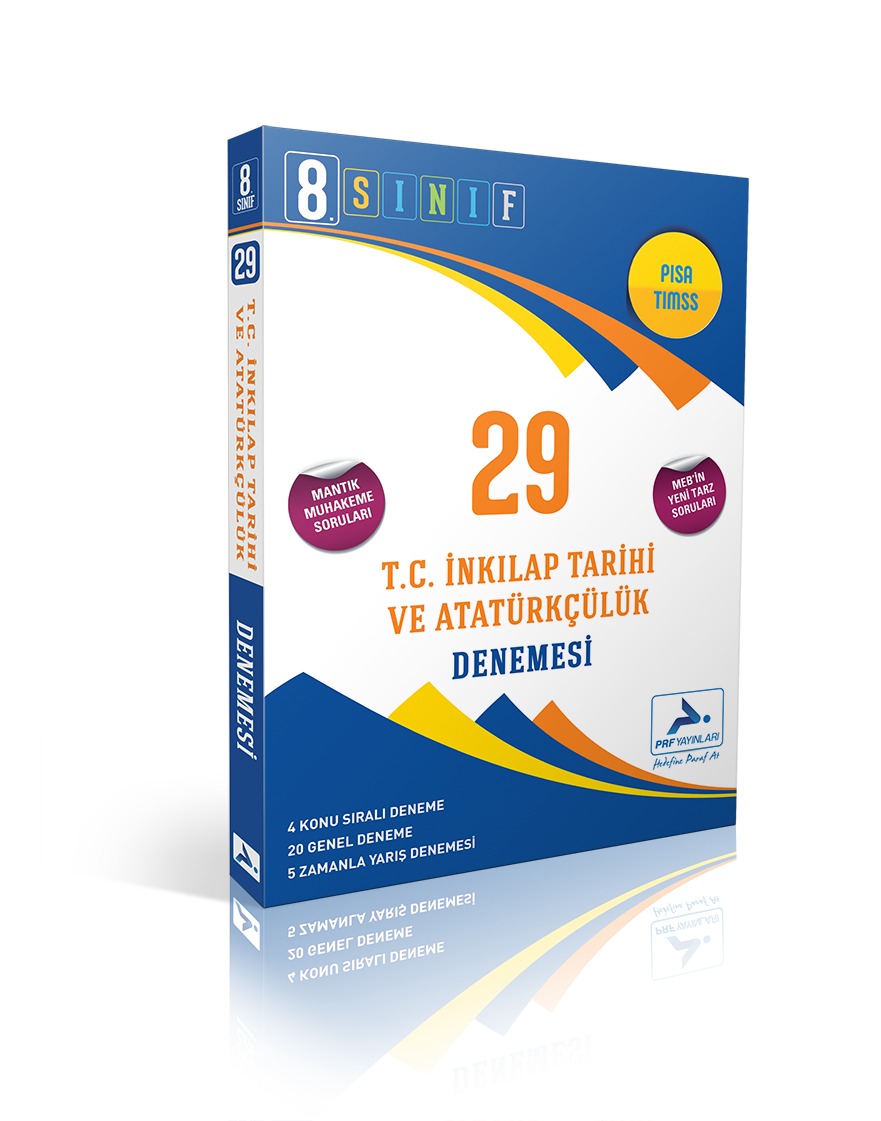 Paraf Yayınları 8. Sınıf İnkılap Tarihi 29‘lu Branş Deneme