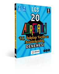 Adrenalin Yayınları 8.Sınıf İnkılap Tarihi 20 Branş Deneme