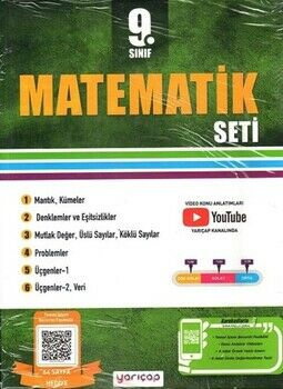 Yarıçap Yayınları 9.Sınıf Set Matematik - 2022
