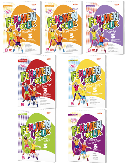 Fenomen Çocuk 3. Sınıf (4. Paket Seti 7 Kitap)