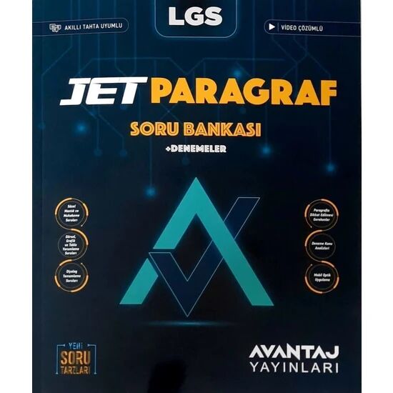 Avantaj Yayınları LGS Jet Paragraf Soru Bankası + Denemeler