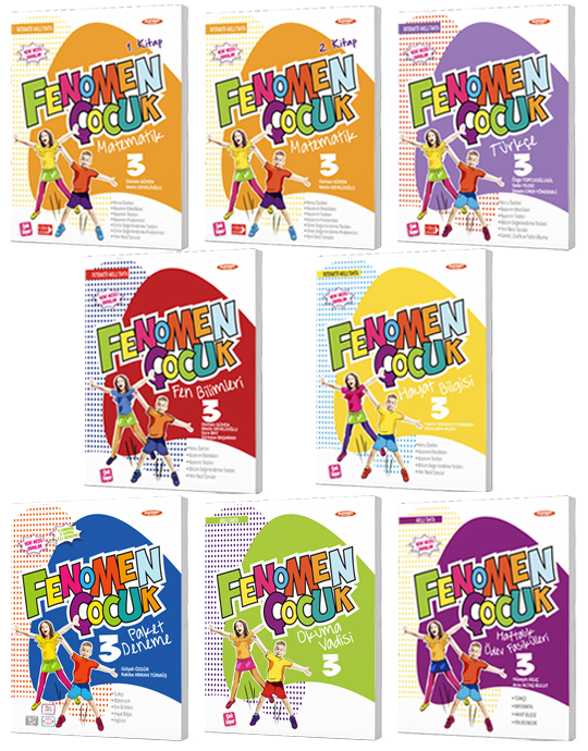 Fenomen Çocuk 3. Sınıf (6. Paket Seti 8 Kitap)