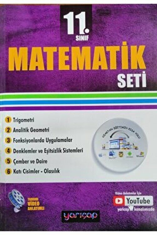 Yarıçap Yayınları 11.Sınıf Set Matematik - 2022