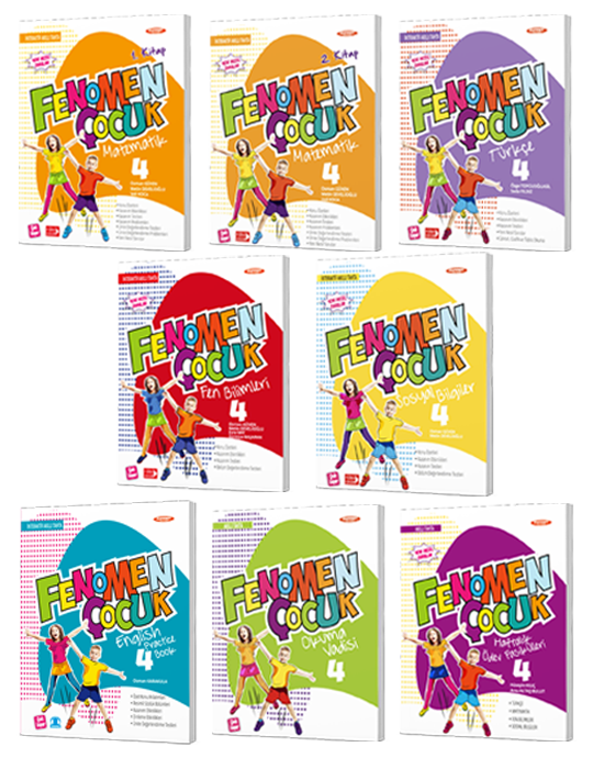 Fenomen Çocuk 4. Sınıf (5. Paket Seti 8 Kitap)
