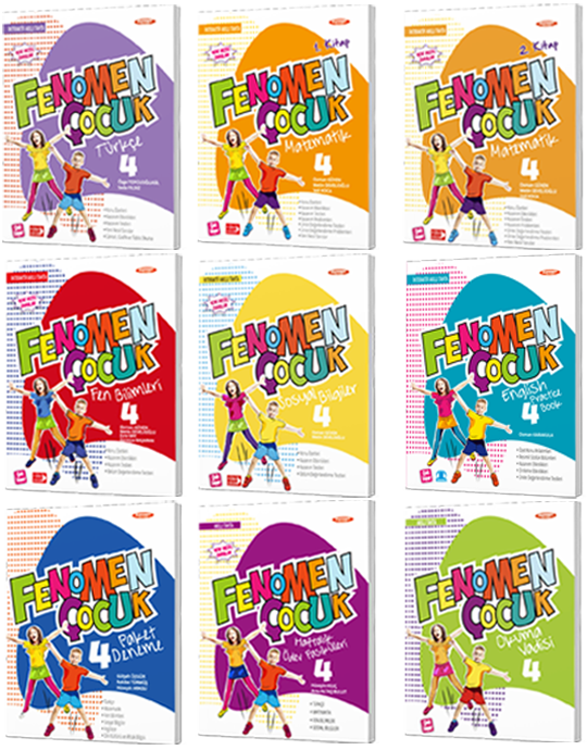 Fenomen Çocuk 4. Sınıf (7. Paket Seti 9 Kitap)