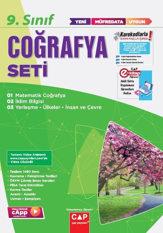 Çap Yayınları 9. Sınıf Set Anadolu Coğrafya - 2022-23