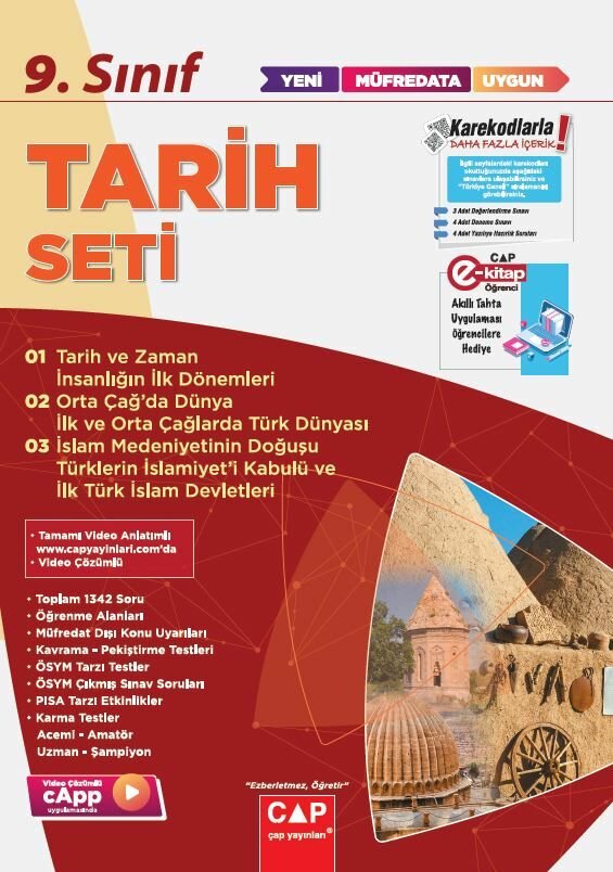 Çap Yayınları 9. Sınıf Set Anadolu Tarih - 2023