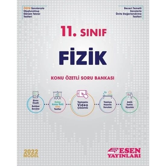 Esen Yayınları 11.Sınıf Fizik Konu Özetli Soru Bankası
