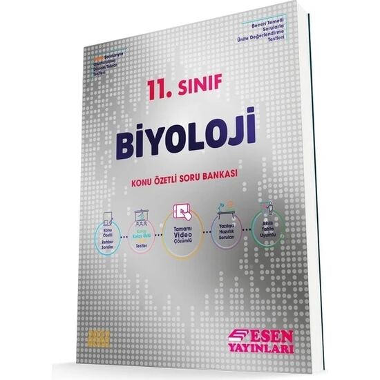 Esen Yayınları 11.Sınıf Biyoloji Konu Özetli Soru Bankası