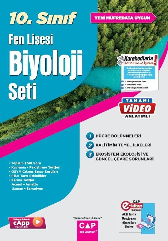 Çap Yayınları 10. Sınıf Set Fen Lisesi Biyoloji - 2023