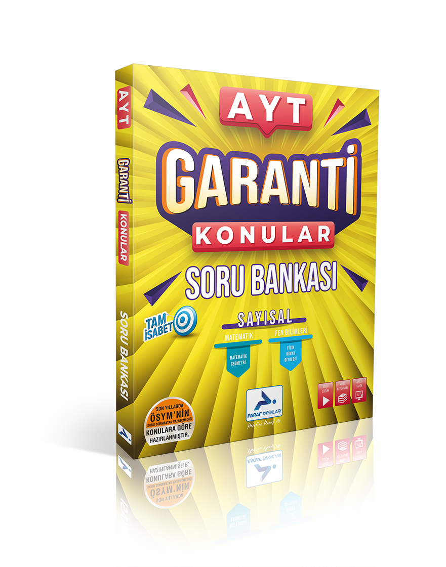 Paraf  Yayınları AYT Sayısal Garanti Konular Soru Bankası