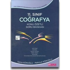 Esen Yayınları 11.Sınıf Coğrafya Konu Özetli Soru Bankası