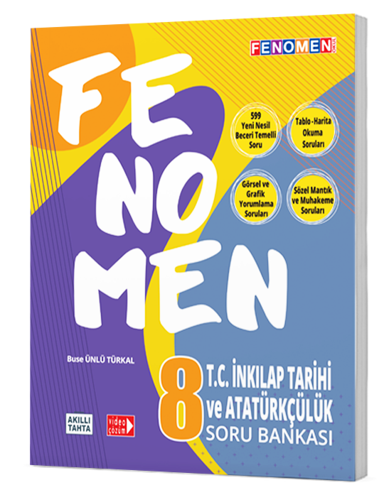 Fenomen 8.Sınıf İnkılap Tarihi Ve Atatürkçülük Soru Bankası