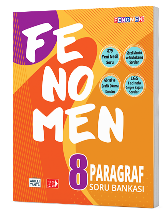 Fenomen 8.Sınıf  Paragraf Soru Bankası