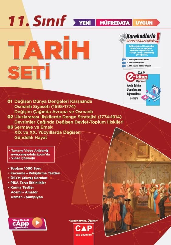 Çap Yayınları 11. Sınıf Set Anadolu Tarih - 2023
