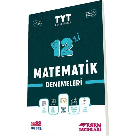 Esen Yayınları TYT 12'li Matematik Denemeleri