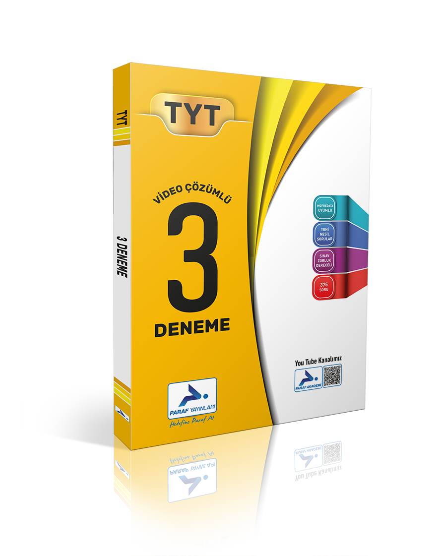 Paraf Yayınları TYT 3 Fasikül Deneme Video Çözümlü