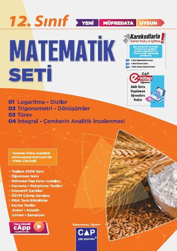 Çap Yayınları 12. Sınıf Set Anadolu Matematik - 2022-23